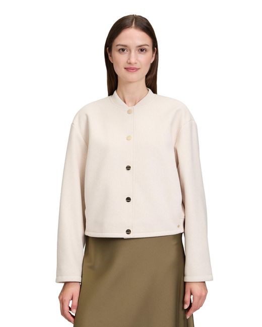 BETTY&CO Natural Blouson Mit Rippbündchen