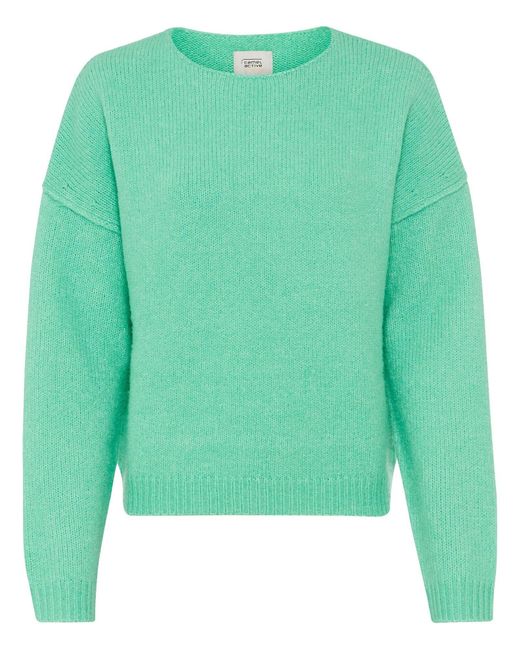 Camel Active Green Strickpullover Aus Einem Wollmix