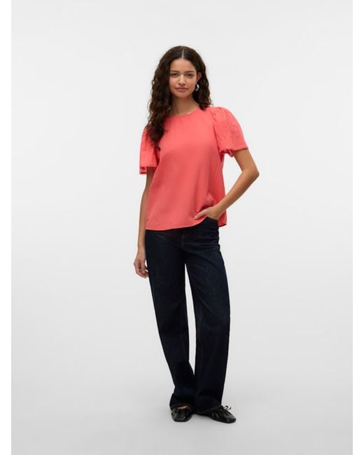 Vero Moda Pink Bluse 'Vmpretty'