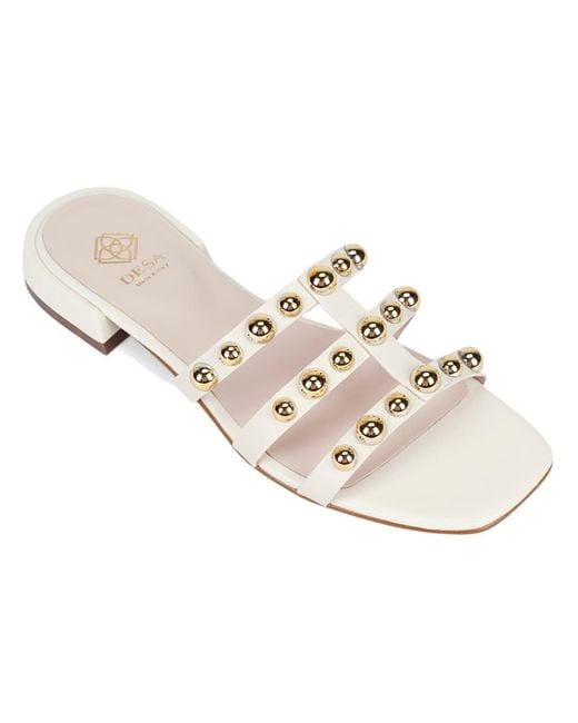 Desa White Pantolette Folien