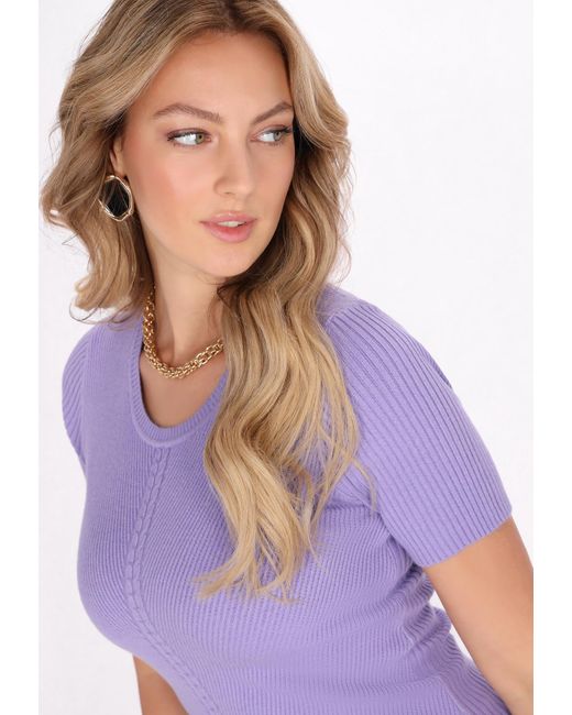 faina Purple Pullover