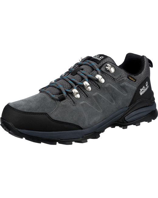 Jack Wolfskin Wanderschuh 'refugio' in Black für Herren