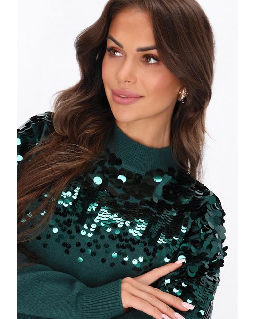 faina Green Pullover