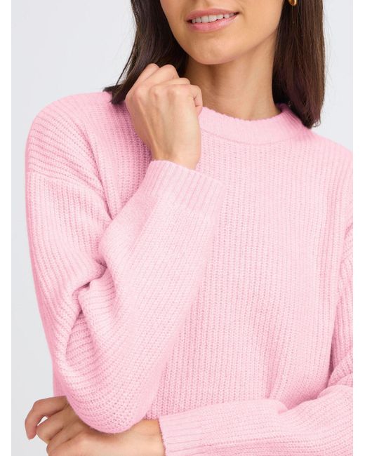 Oxmo Pink Strickpullover