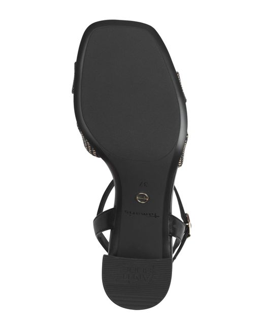 Tamaris Black Riemensandale