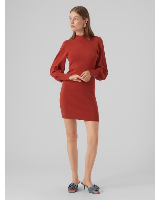 Vero Moda Kleid 'holly' in Rot | Lyst DE
