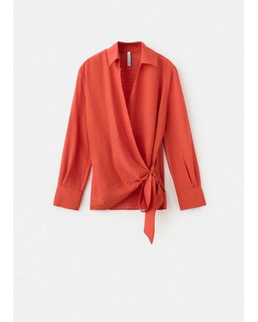 Mango Red Bluse Caperu