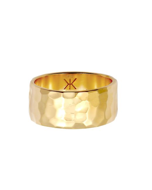 Kuzzoi Ring in Metallic für Herren