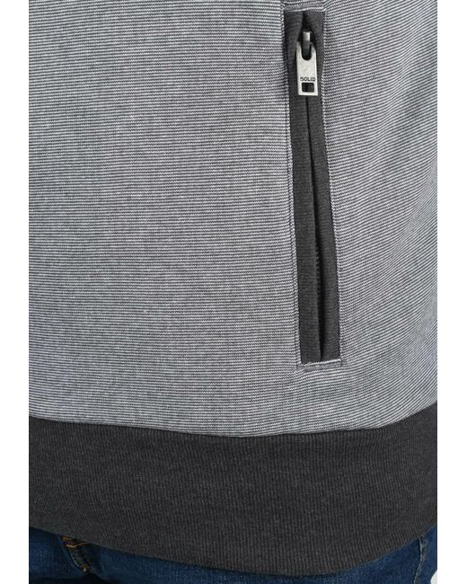 Solid Sweatshirt Raffa in Gray für Herren