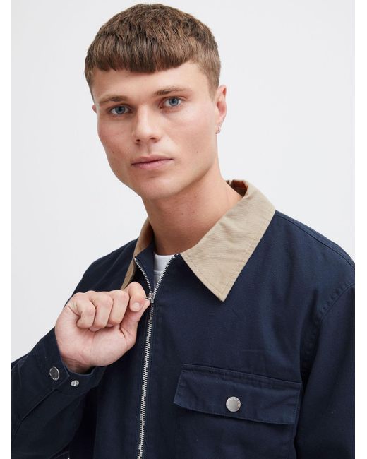 Solid Übergangsjacke in Blue für Herren
