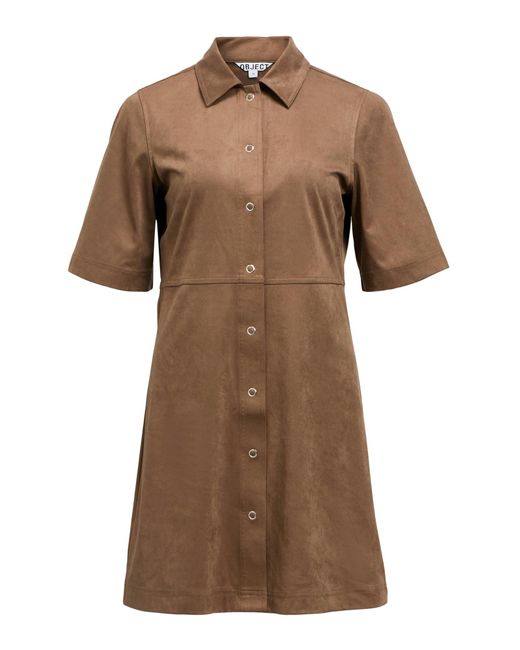 Object Brown Kleid