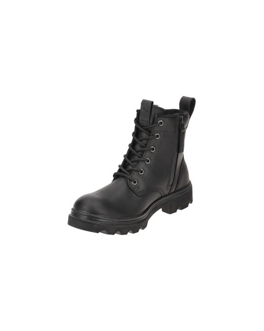 Ecco Black Boots Grainer 214723