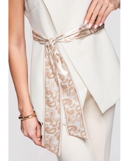 Ombre White Bluse