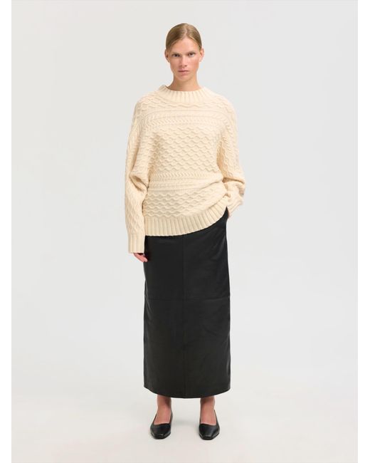 SELECTED Natural Pullover Slfnelly