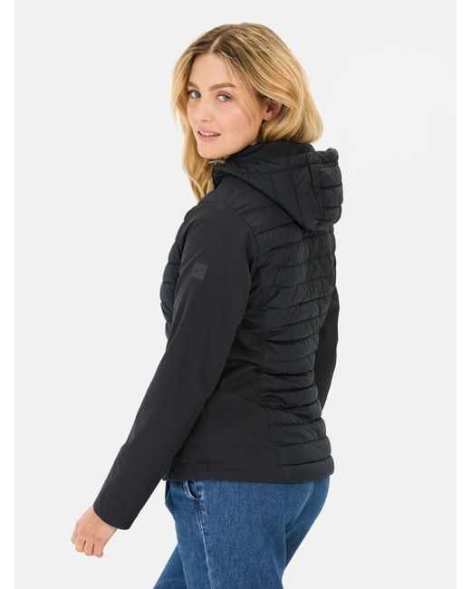 Camel Active Black Steppjacke Aus Recyceltem Polyester