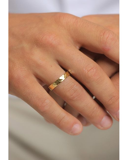 Kuzzoi Ring in Metallic für Herren