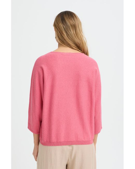 Fransa Pink Pullover