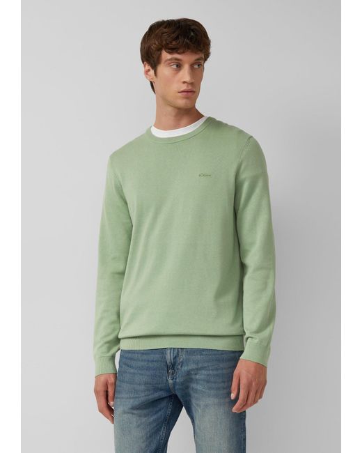 S.oliver Pullover in Green für Herren