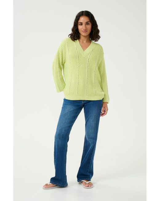 Kaffe Green Pullover Lorri