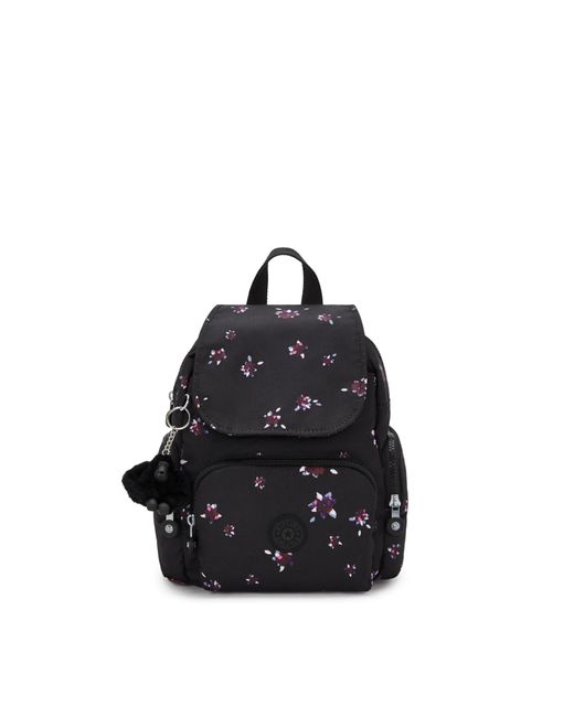 Kipling Black Rucksack City Zip Mini