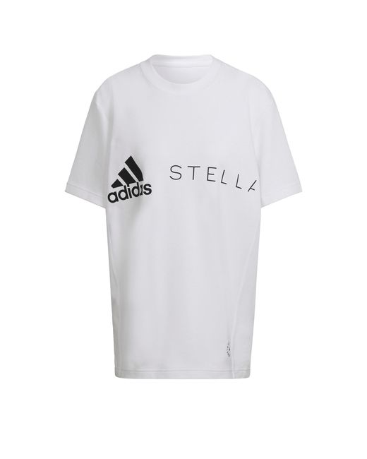 adidas By Stella McCartney Funktionsshirt in Weiß | Lyst DE