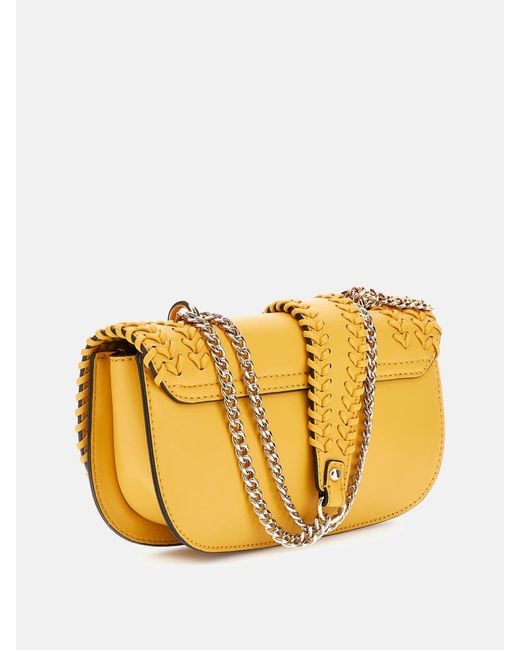 Guess Yellow Umhängetasche Tatum