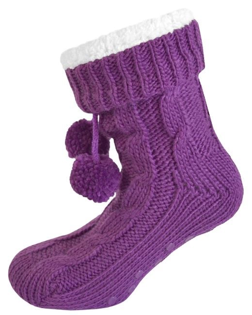 normani Purple Socken