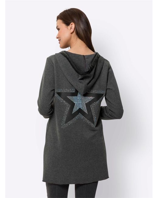 heine Gray Sweatjacke