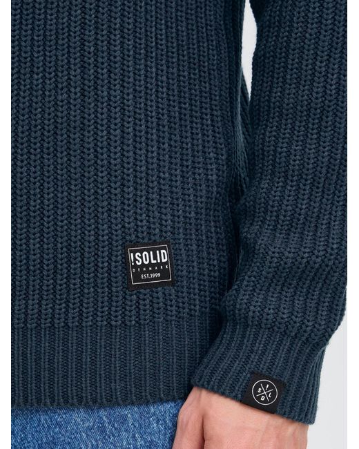 Solid Pullover Sdaron in Blue für Herren
