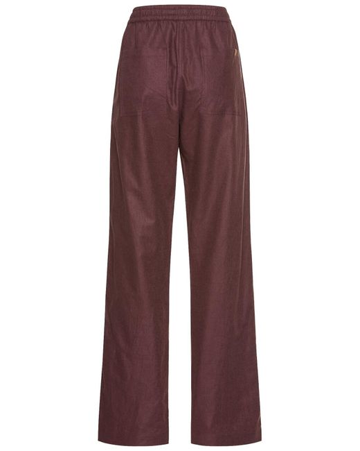 Camel Active Red Relaxed Fit Sommerhose Aus Einem Leinenmix