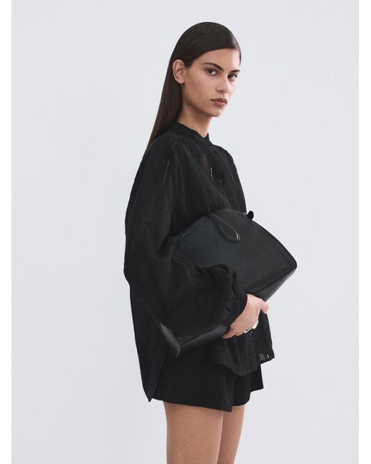 Mango Black Bluse