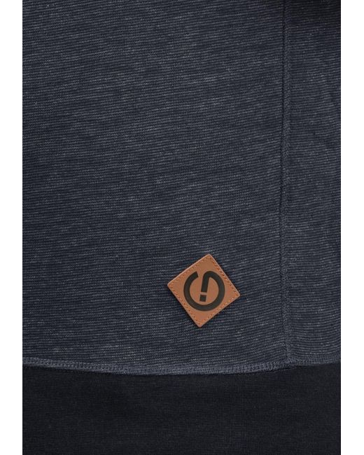 Solid Sweatshirt in Blue für Herren