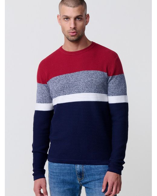Koröshi Strickpullover in Blue für Herren