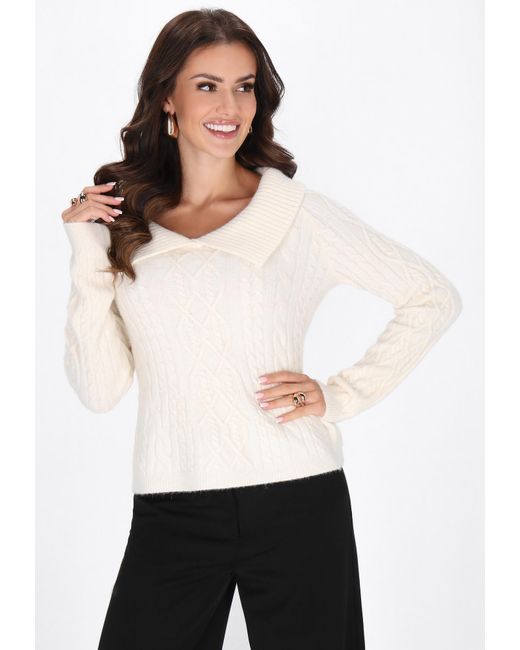faina White Pullover