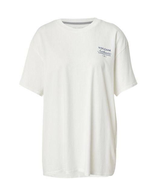 Volcom White T-Shirt Stones Throw
