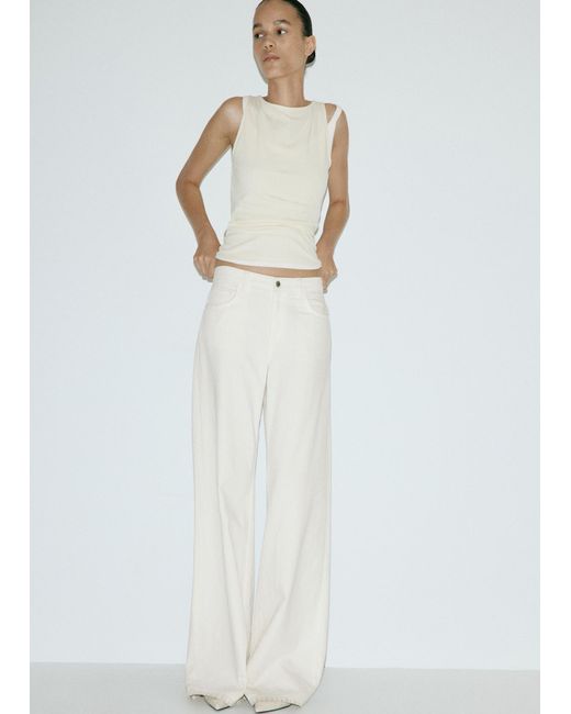 Mango White Top Tecli