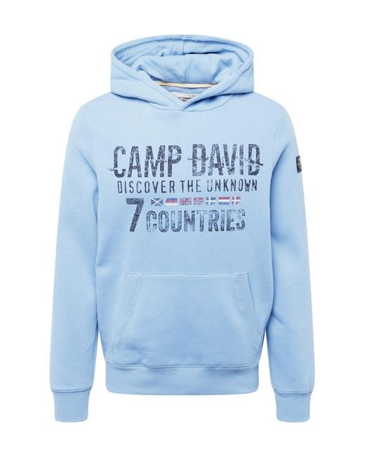 Camp David Sweatshirt in Blue für Herren