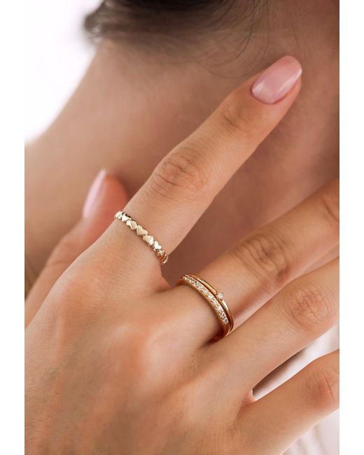 Elli DIAMONDS Metallic Ring-Set