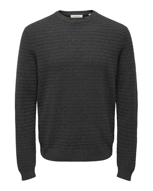 Only & Sons Pullover Onsloui in Gray für Herren
