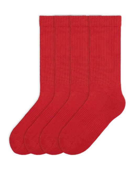 von Jungfeld Socken Einfarbige Classics in Red für Herren