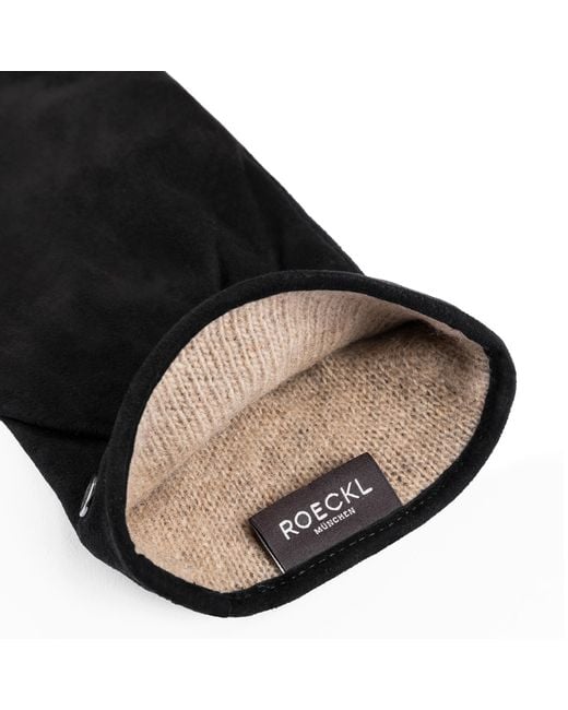 Roeckl Black Lederhandschuhe Strassburg