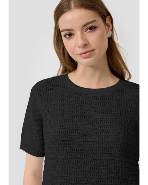 QS Black Strickpullover