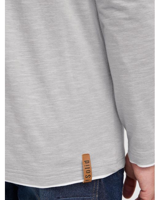 Solid Shirt Belagos in Gray für Herren