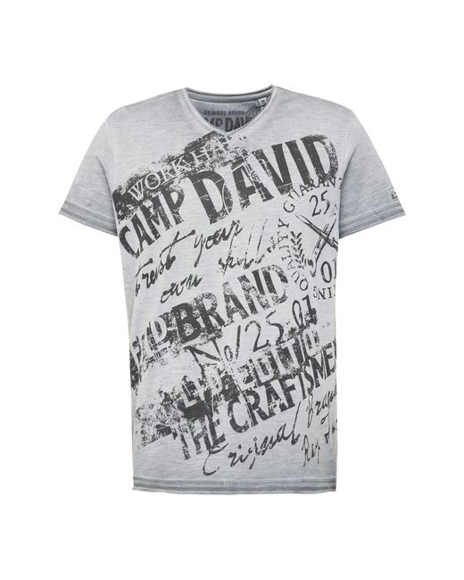 Camp David T-shirt in White für Herren