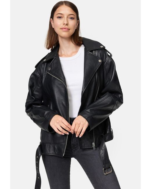 trueprodigy Black Lederjacke Dua