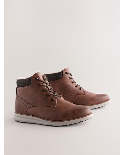 Next Schnürstiefel in Brown für Herren