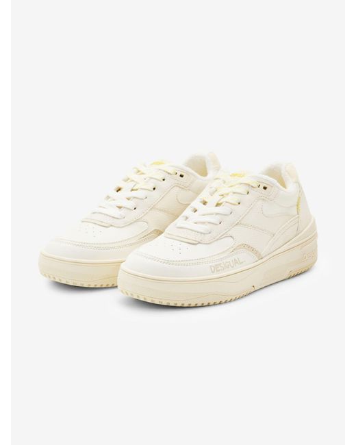 Desigual White Sneaker Low