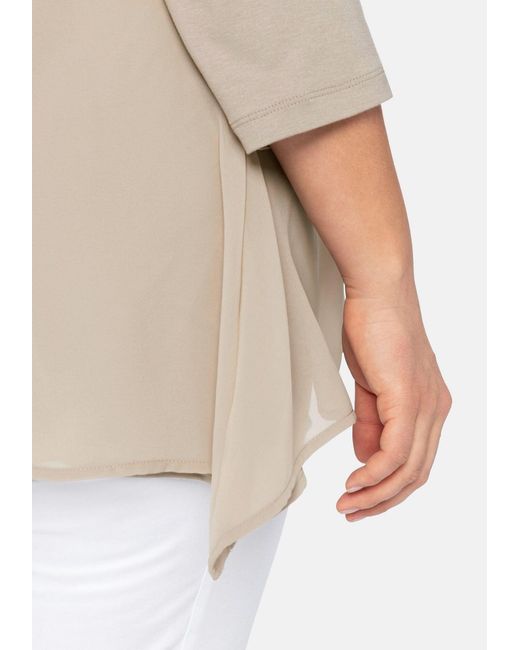 Sheego Natural Bluse