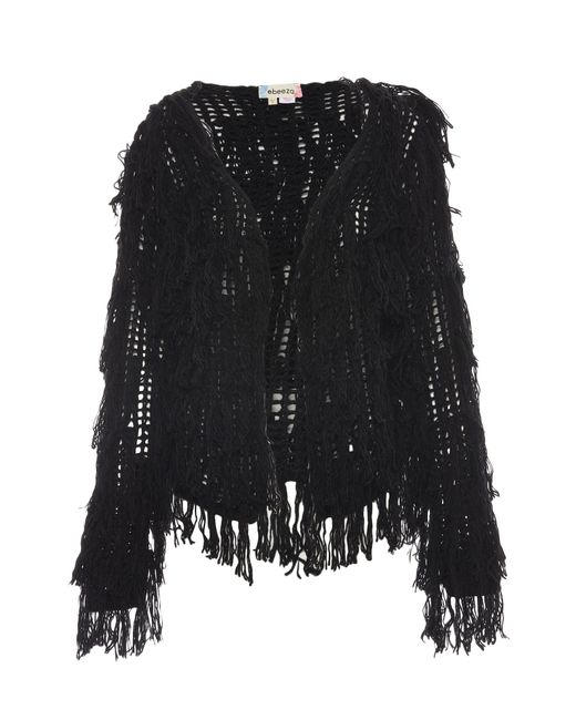 Ebeeza Black Strickjacke