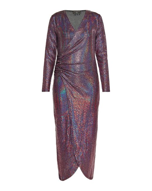 faina Purple Kleid